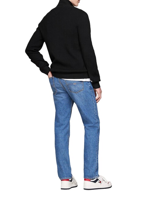 TH JEANS  Pull zippé noir - Pulls pour hommes
