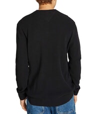 TOMMY HILFIGER TH JEANS Pull col rond noir - Pulls pour hommes - 2