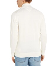 TOMMY HILFIGER TH  Pull col montant avec zip ivoire - Pulls pour hommes - 2