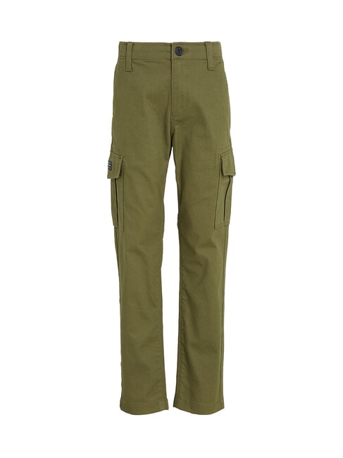 TH KIDS Pantalon multi-poches olive utilitaire - Pantalons pour enfants