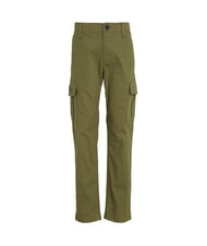 TOMMY HILFIGER TH KIDS Pantalon multi-poches olive utilitaire - Pantalons pour enfants - 4