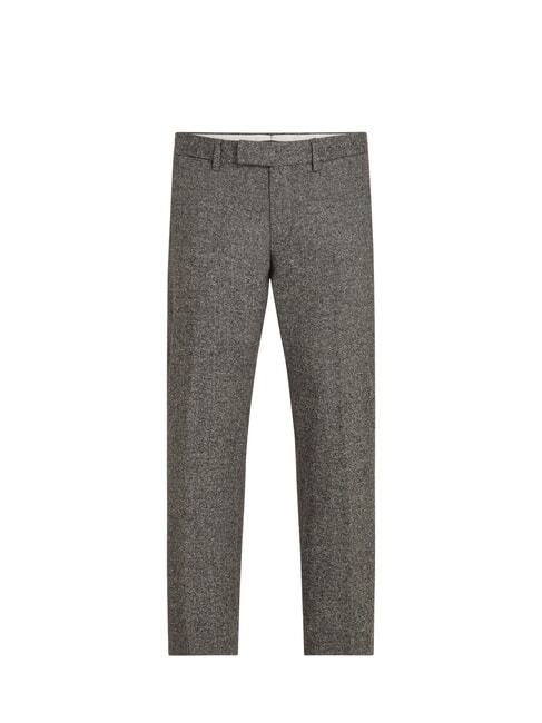TH  Pantalon en laine mélangée chiné gris clair - Pantalon