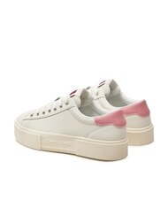 TOMMY HILFIGER TOMMY JEANS Foxing Flatform Baskets ivoire - Chaussures Femme - 3