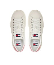 TOMMY HILFIGER TOMMY JEANS Foxing Flatform Baskets ivoire - Chaussures Femme - 4