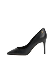 TOMMY HILFIGER TH  Escarpins en cuir &agrave; talons hauts de 9 cm noir - Chaussures Femme - 2