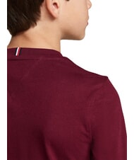 TOMMY HILFIGER TH KIDS T-shirt à manches longues rouge foncé - Tee-shirt enfant - 2