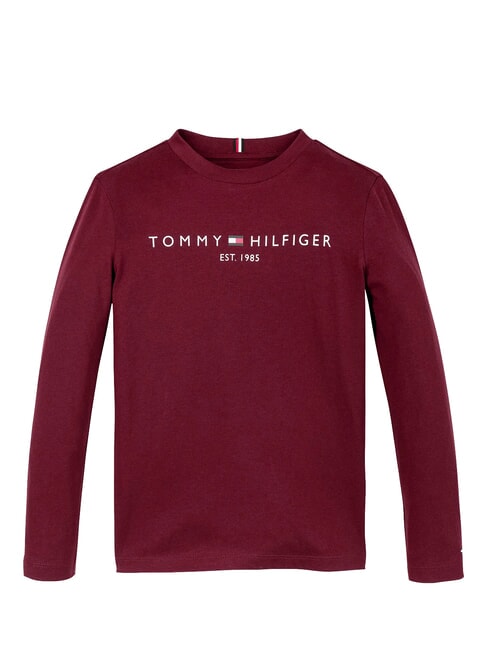 TH KIDS T-shirt &agrave; manches longues rouge fonc&eacute; - Tee-shirt enfant