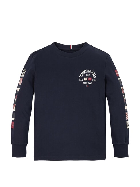 TH KIDS T-shirt en coton &agrave; manches longues ciel du d&eacute;sert - Tee-shirt enfant