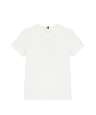 TOMMY HILFIGER TH KIDS T-shirt en coton à manches courtes blanc - Tee-shirt enfant - 3