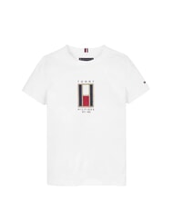 TOMMY HILFIGER TH KIDS T-shirt en coton pour enfants blanc - Tee-shirt enfant - 3