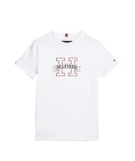 TOMMY HILFIGER TH KIDS T-shirt en coton à manches courtes - Tee-shirt enfant