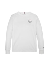 TOMMY HILFIGER TH KIDS T-shirt en coton blanc - Tee-shirt enfant - 3