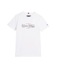 TOMMY HILFIGER TH KIDS T-shirt en coton &agrave; manches courtes - Tee-shirt enfant