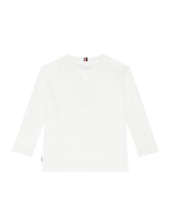 TOMMY HILFIGER TH KIDS T-shirt &agrave; manches longues blanc - Tee-shirt enfant - 2