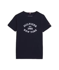 TOMMY HILFIGER TH KIDS T-shirt en coton pour enfants ciel du désert - Tee-shirt enfant - 3