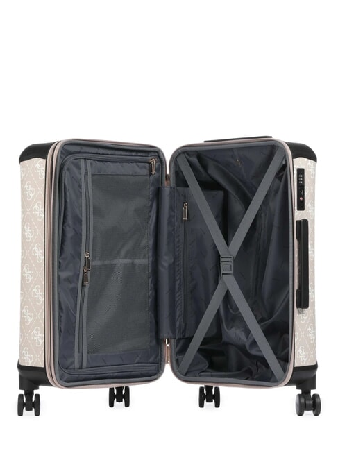 BERTA 22 Bagage à main extensible logo de sable - Valises cabine