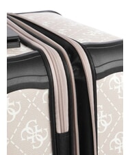 GUESS BERTA 22 Bagage à main extensible logo de sable - Valises cabine - 5