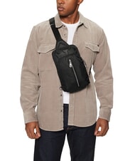 GUESS LUGANO Sac à bandoulière NOIR - Sacs en Bandoulières pour Homme - 4