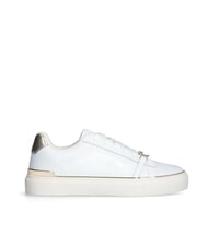 LIUJO KIKI 01 Baskets en cuir blanc / or clair - Chaussures Femme - 2