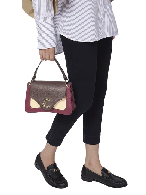 C-ME TRICOLOR Sac à main avec bandoulière ribe/brun/betul - Sacs pour Femme