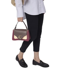 COCCINELLE C-ME TRICOLOR Sac à main avec bandoulière ribe/brun/betul - Sacs pour Femme - 5