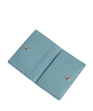 COCCINELLE METALLIC SOFT Portefeuille en cuir bleu arctique - Portefeuilles Femme - 2