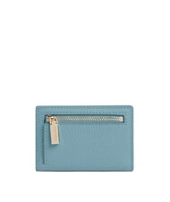 COCCINELLE METALLIC SOFT Portefeuille en cuir bleu arctique - Portefeuilles Femme - 3