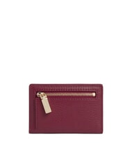 COCCINELLE METALLIC SOFT Portefeuille en cuir groseille - Portefeuilles Femme - 3