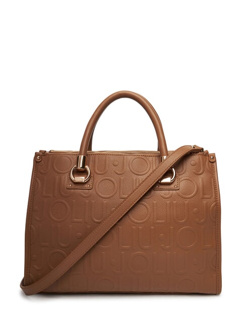 MANHATTAN Sac cartable moyen avec logo suède - Sacs pour Femme