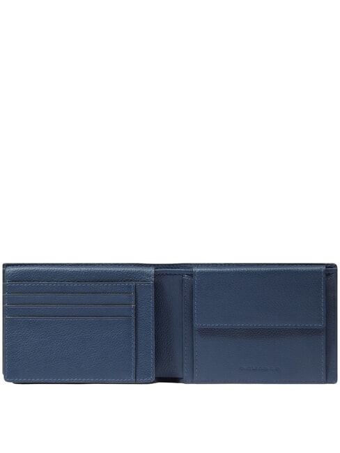 W137 Portefeuille en cuir bleu - Portefeuilles Homme