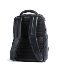 PIQUADRO W136 Sac à dos pour ordinateur portable 14 pouces, en cuir bleu - Sacs à dos pour ordinateur portable - 2