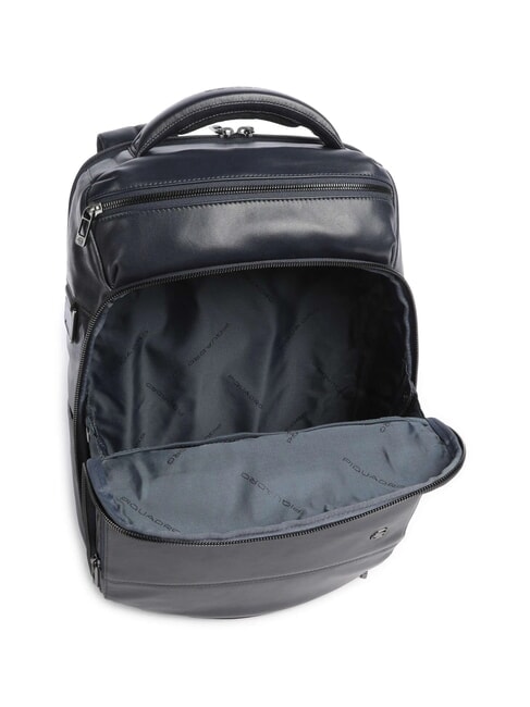 W136 Sac à dos pour ordinateur portable 14 pouces, en cuir bleu - Sacs à dos pour ordinateur portable