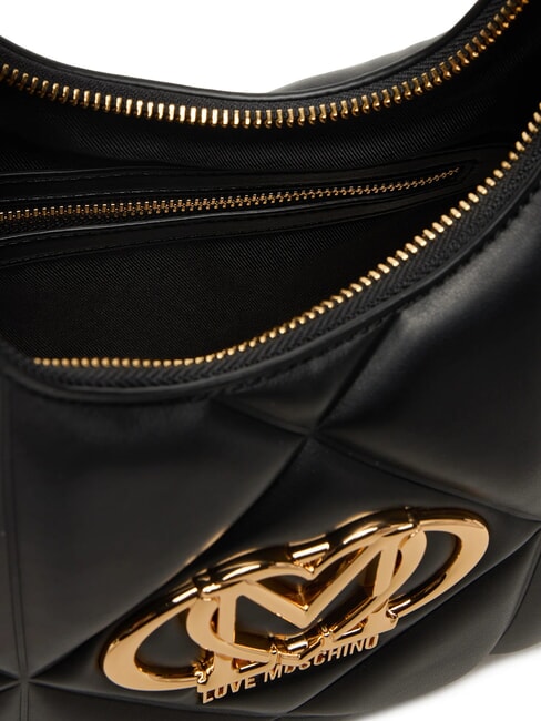 EMBOSSED Sac bandoulière hobo Noir - Sacs pour Femme