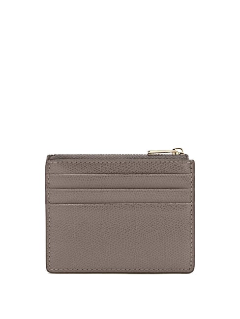 CAMELIA Porte-cartes / porte-monnaie en cuir gris urbain - Portefeuilles Femme