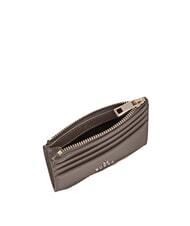 FURLA CAMELIA Porte-cartes / porte-monnaie en cuir gris urbain - Portefeuilles Femme - 3