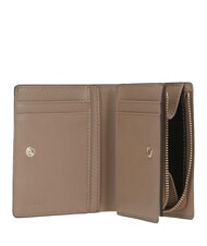 FURLA CAMELIA Portefeuille compact en cuir grège - Portefeuilles Femme - 2