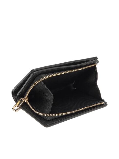 CAMELIA Portefeuille compact en cuir Noir - Portefeuilles Femme