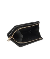 FURLA CAMELIA Portefeuille compact en cuir Noir - Portefeuilles Femme - 3