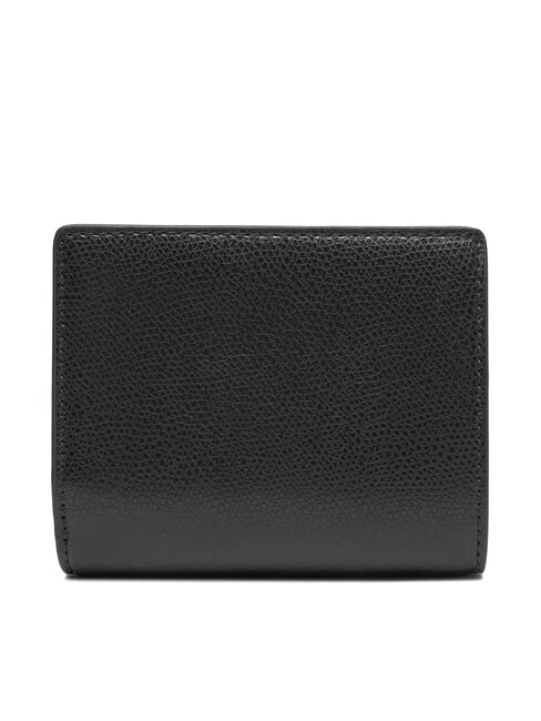 CAMELIA Portefeuille compact en cuir Noir - Portefeuilles Femme