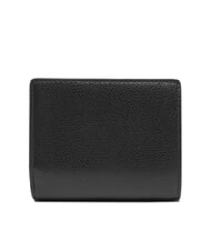 FURLA CAMELIA Portefeuille compact en cuir Noir - Portefeuilles Femme - 4