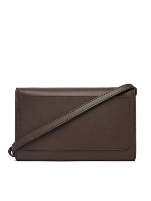 SFERA Mini sac bandoulière en cuir chocolat - Sacs pour Femme