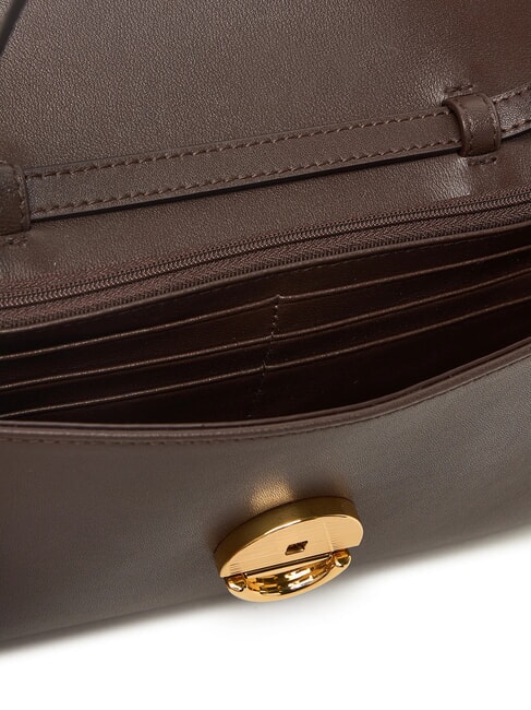 SFERA Mini sac bandoulière en cuir chocolat - Sacs pour Femme