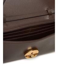 FURLA SFERA Mini sac bandoulière en cuir chocolat - Sacs pour Femme - 4