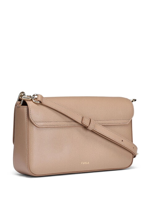 IRIDE  Sac à bandoulière en cuir grège - Sacs pour Femme