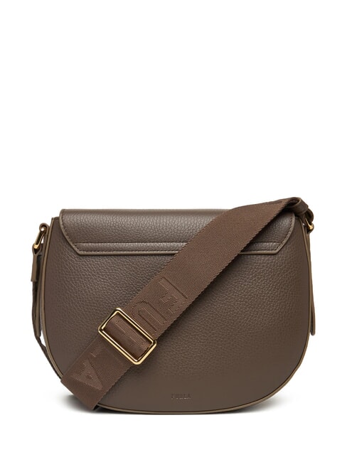 LOTUS Sac en cuir avec bandoulière logotée tons acajou/acajou - Sacs pour Femme