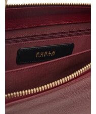 FURLA NUVOLA  Sac bandoulière, en cuir rubis - Sacs pour Femme - 4