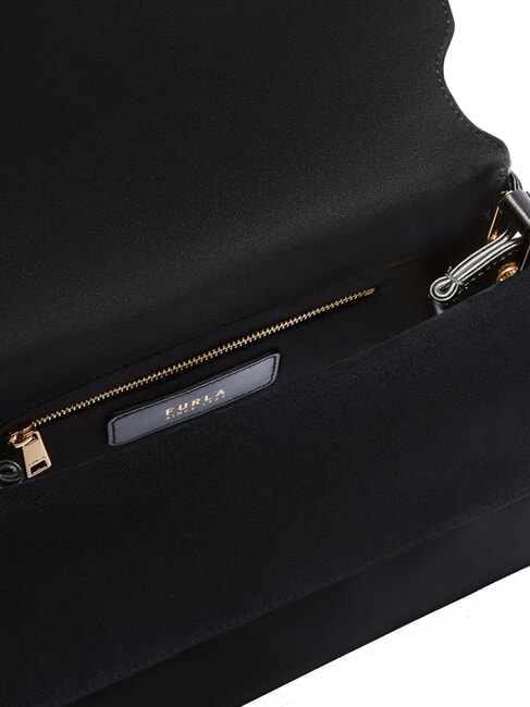 DOMUS  Sac à bandoulière en cuir Noir - Sacs pour Femme