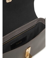 FURLA IRIDE  Sac à bandoulière en cuir gris urbain - Sacs pour Femme - 4