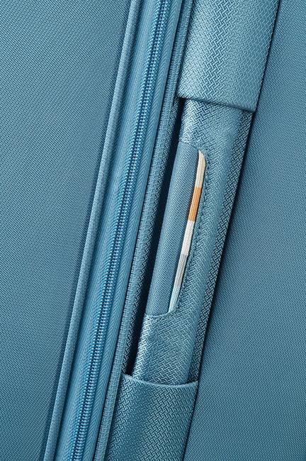 Valise DUOSPHERE, valise cabine, spinner, extensible bleu niagara - Valises cabine