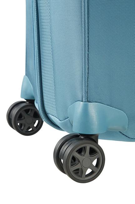 Valise DUOSPHERE, valise cabine, spinner, extensible bleu niagara - Valises cabine